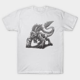 The Komodorian Flightless Slate Wyvern T-Shirt